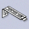 P/N 3904 4” L-BRACKET 40 MM CLIP